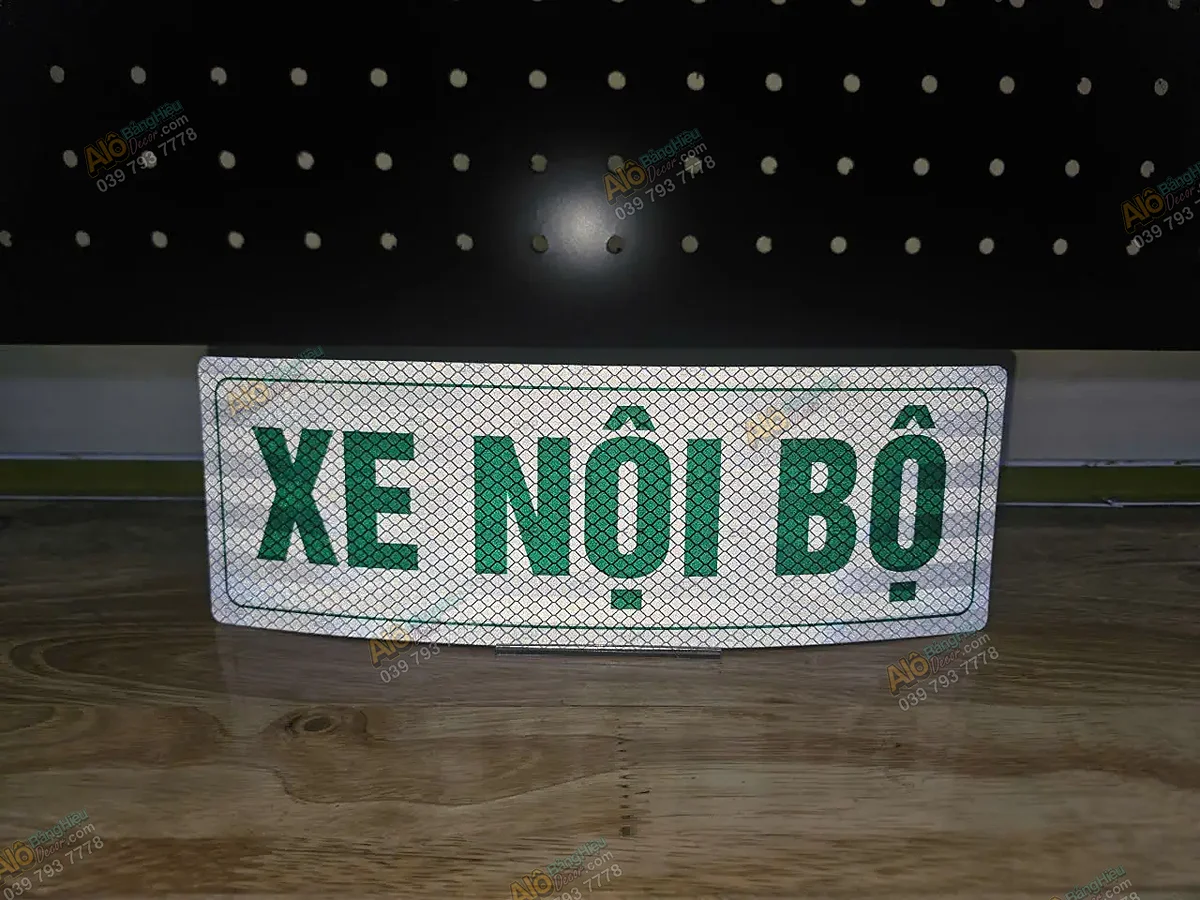 BẢNG XE NỘI BỘ & XE HỢP ĐỒNG PHẢN QUANG – NHẬN DIỆN PHƯƠNG TIỆN VẬN TẢI THEO QUY ĐỊNH
